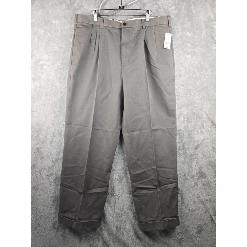 Brooks Brothers Advantage Chino Pants Mens 38x30 Brown Elliot Khaki NWT
